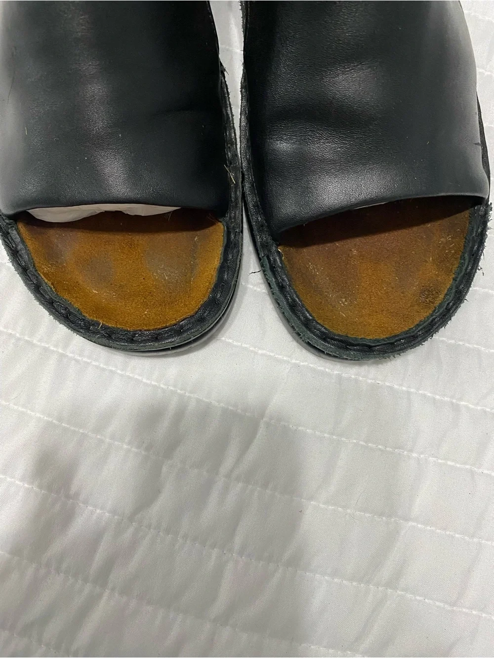 NAOT Rome Black Leather Sandals Women’s Size 37